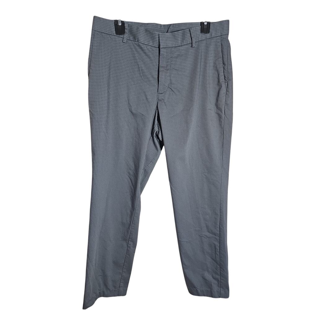 Mens Nike Modern Fit Dri Fit Golf Pants Gray Micro Dot Print Sz M 32x32
